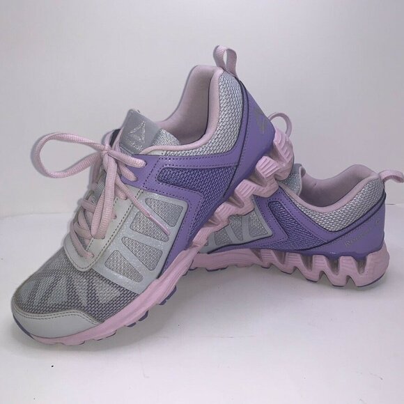 Reebok Zig Tech Womens Purple Athletic Walking Run - Picture 1 of 5
